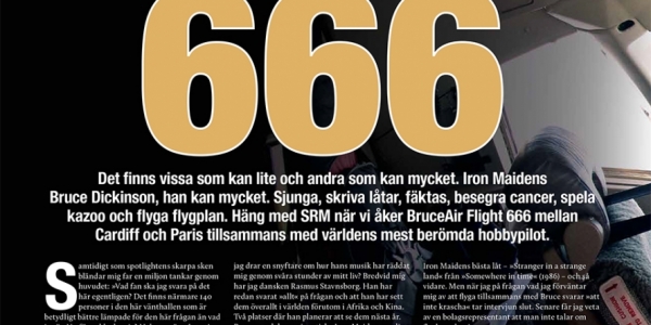 Iron Maiden Flight666 feature story Sweden Rock Magazine