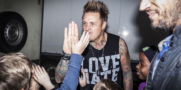Papa Roach meet & greet 2015