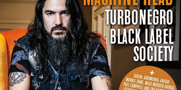 Close Up Magazine cover story Robb Flynn